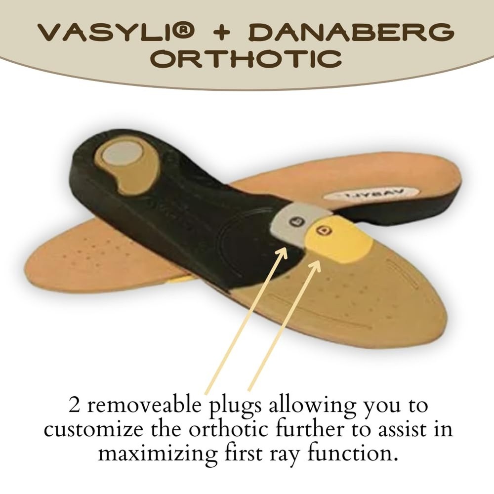 Vasyli+Dananberg 1st Ray Orthotic, Medium, 1st Ray Function, Removable Distal...