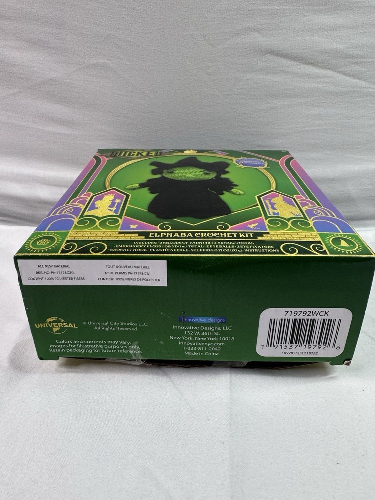 Wicked Elphaba Witch - Crochet Kit - Everything included- New * Read Description