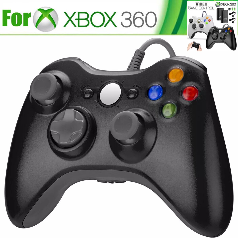 XBOX 360 Wired USB Game Controller Gamepad for Microsoft XBOX 360&PC WIN 7 8 10