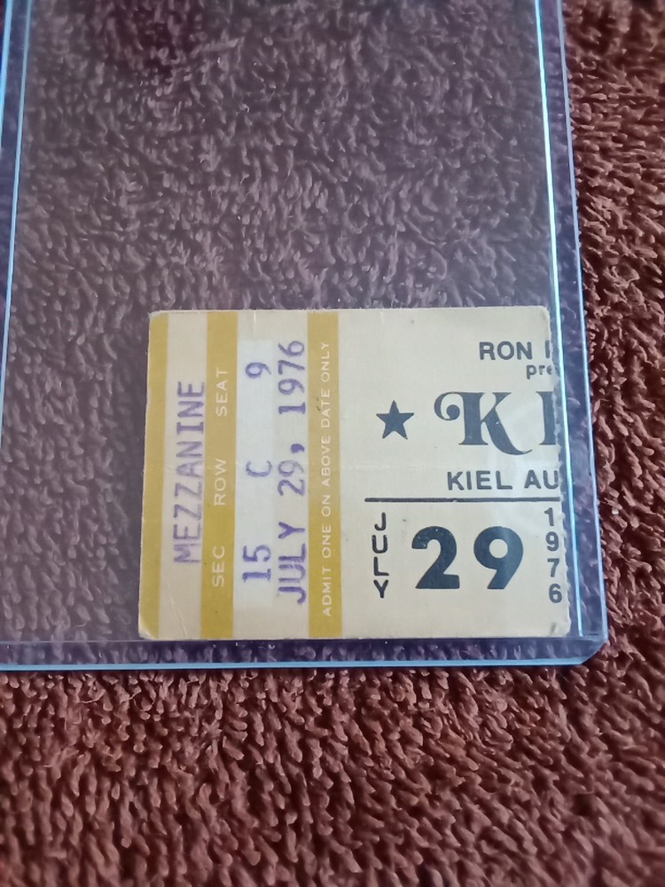 Kiss 👄 Ticket Stubs Destroyer Tour 1976. St Louis. Back To Back Nights History