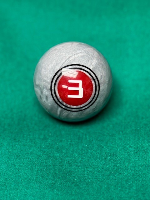 McDermott Galaxy Pool Ball #3 (Single Ball From Set)