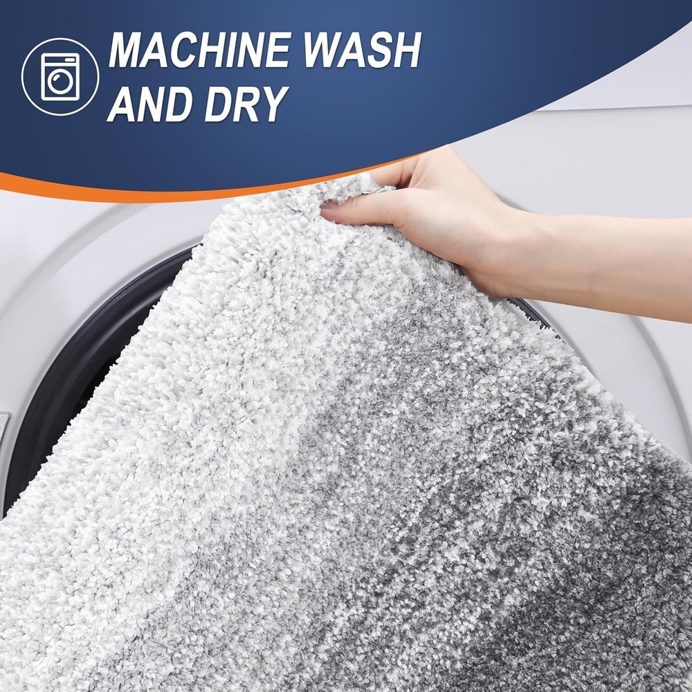 Bathroom Rug Mat 30x20, Extra Soft and Absorbent Microfiber Bath Rugs
