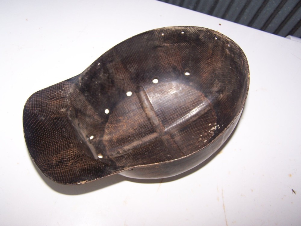 Vintage / Antique MINERS HAT / CAP Shell