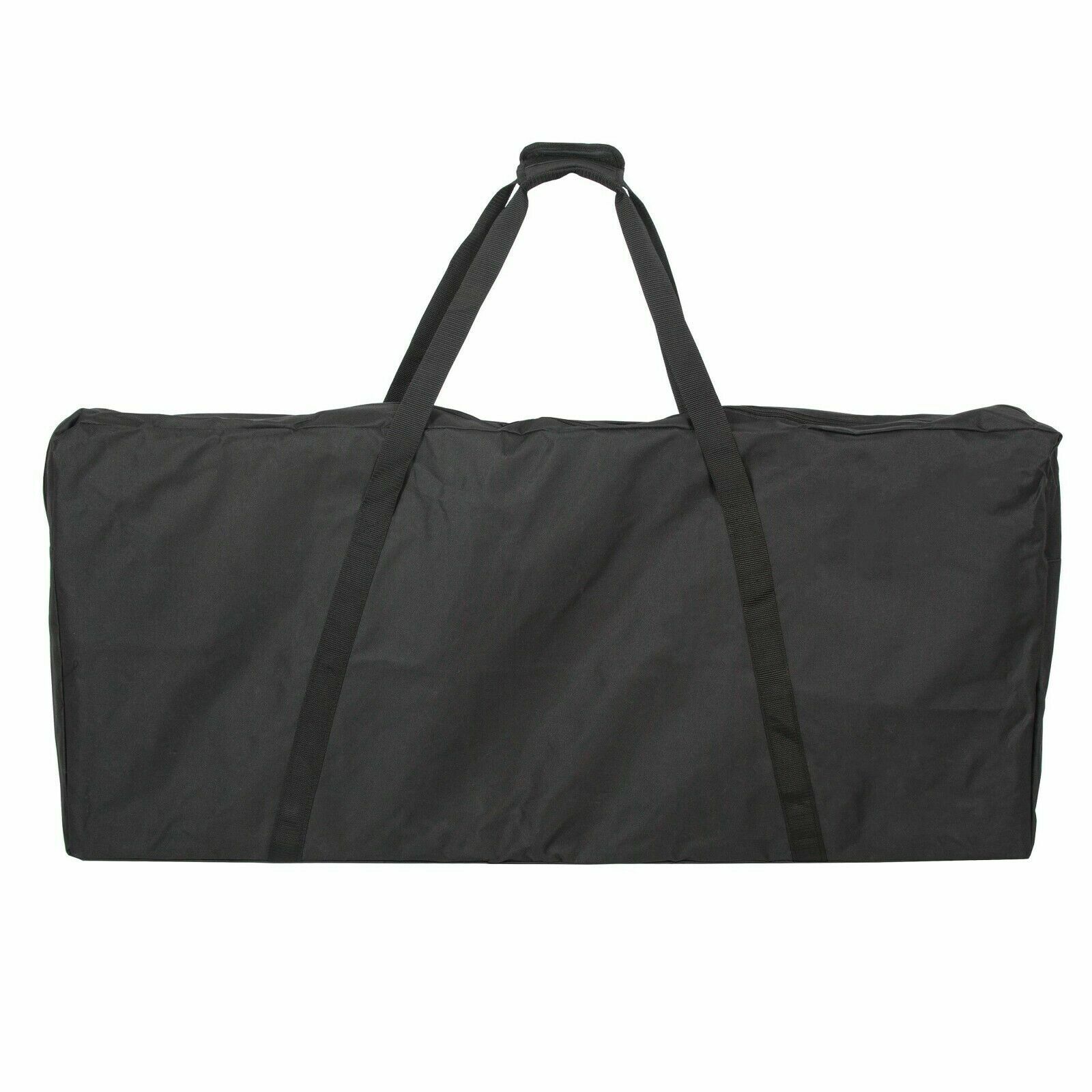 Portable DJ Event Facade White/Black Scrim Metal Frame Booth +Travel Bag Case