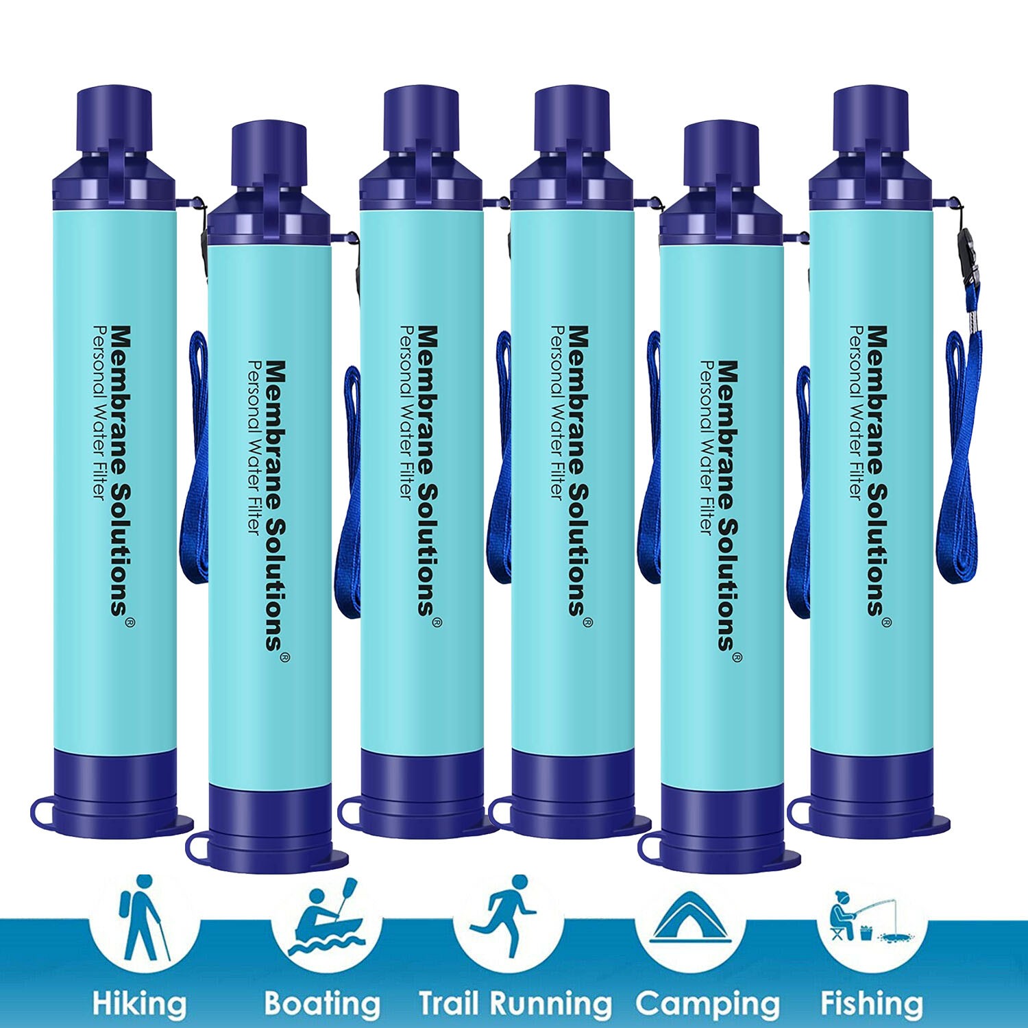 Water Filter Straw Portable Personal Water Filtration for Survival Emergency1-30