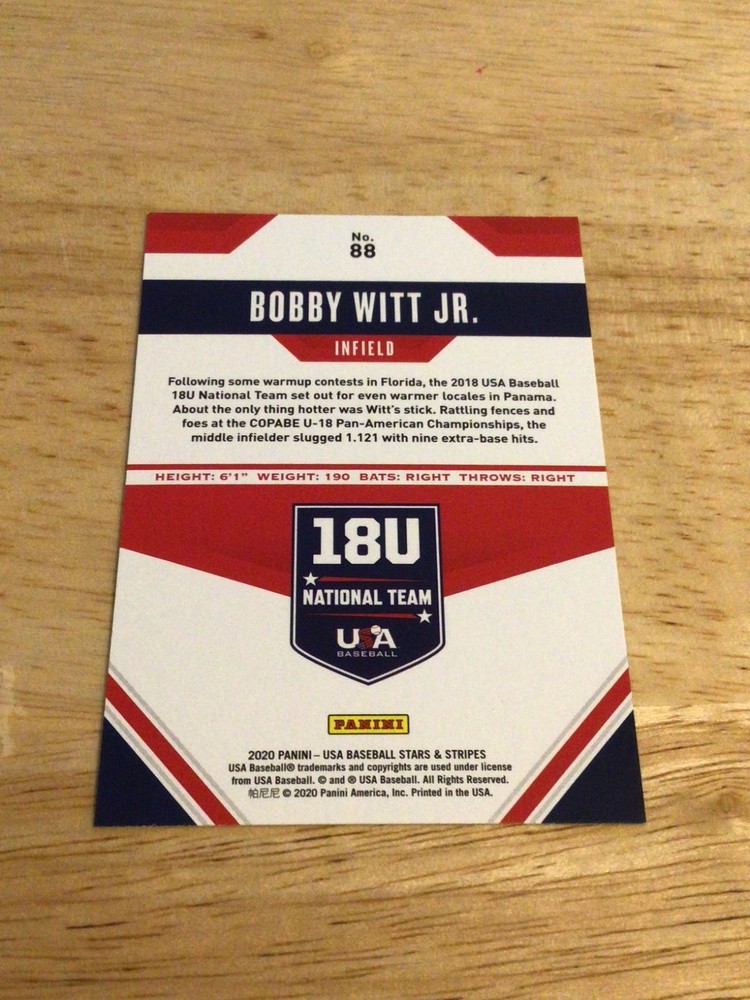 Bobby Witt Base/Inserts - You Pick - $2.00 or 2 Card Minimum