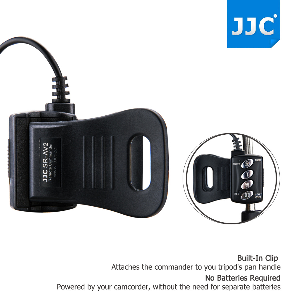 JJC Remote Commander Controller Sony AV A/VR Socket Handycam Camcorder as RM-AV2
