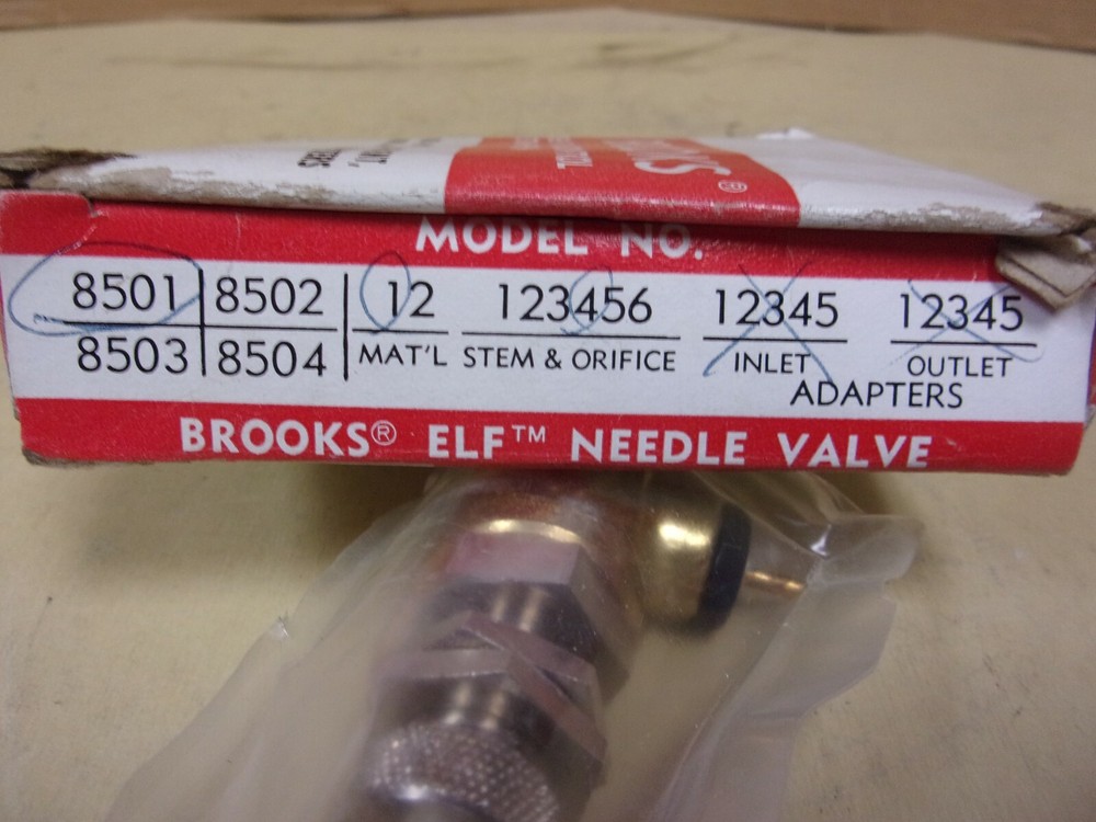 Brooks 8501 ELF Needle Valve