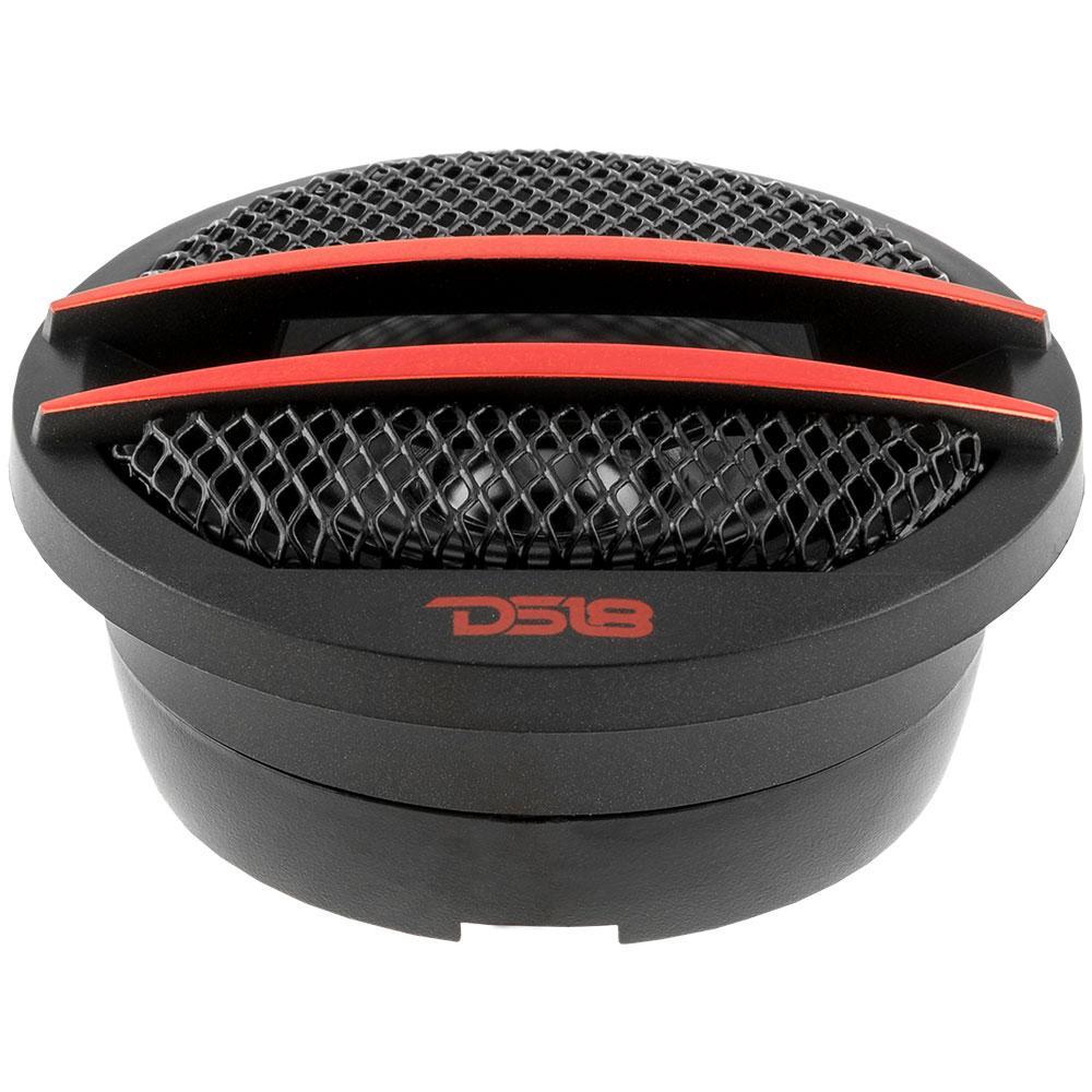 DS18 TX1R 1.38" Poly Dome Tweeter Pair Red