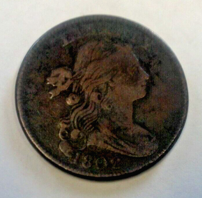 1802 LARGE CENT VF DETAILS. REDUCED 10/30/25 (2642)