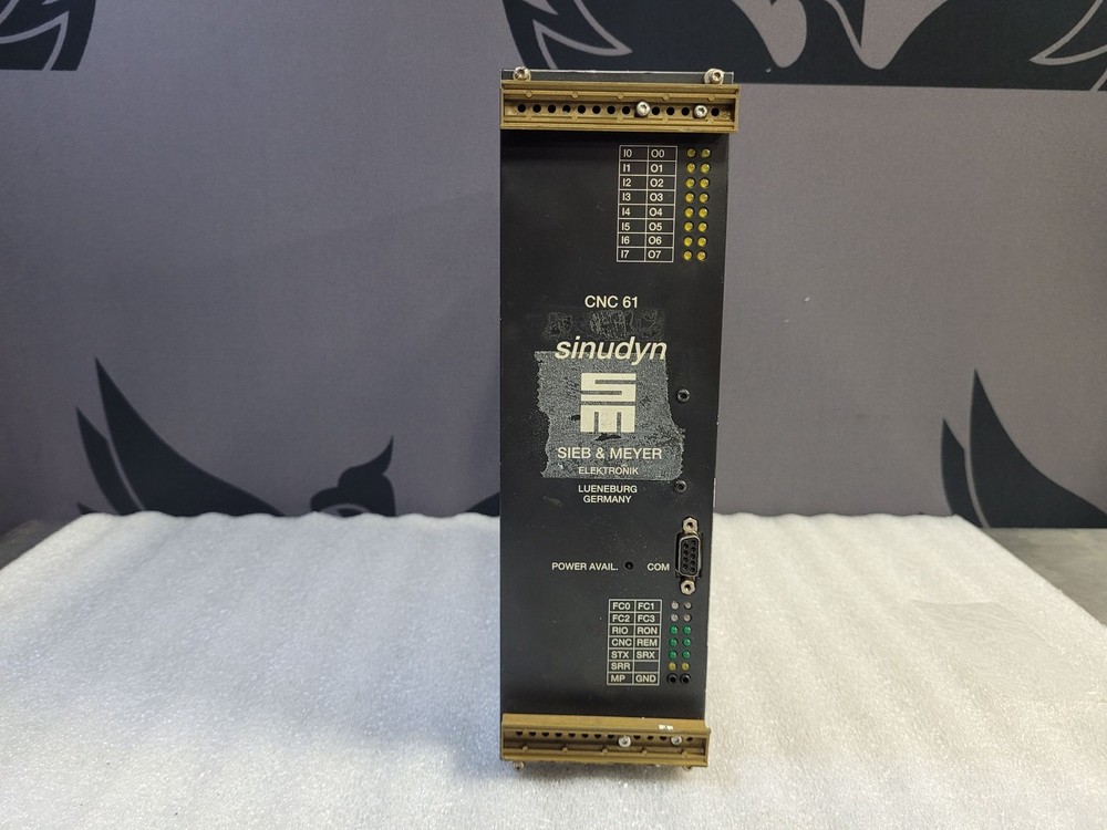 SIEB & MEYER SINUDYN SERVO CONTROLLER 61.01.0022.4 REV5 CNC 61 USED