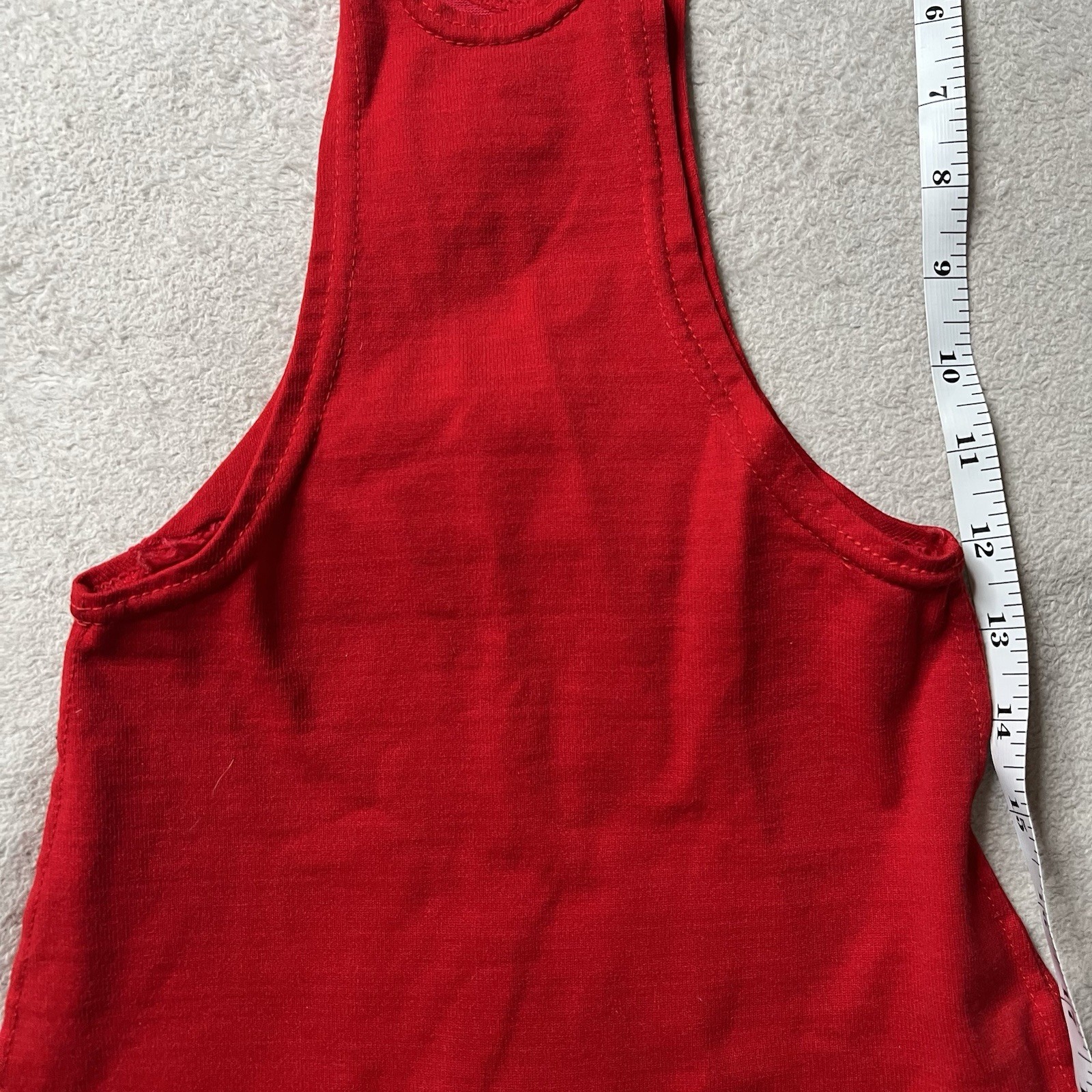 Vintage 1950's Iowa Sports Supply Youth Singlet Uniform Gym Class Sports Red 28