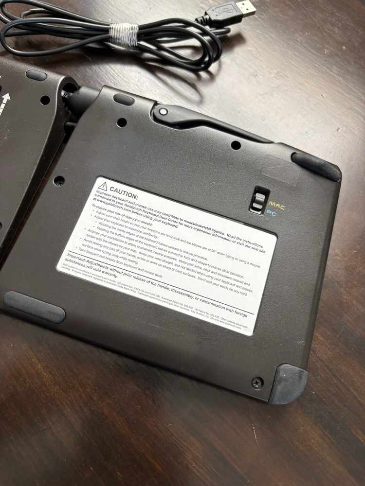 Goldtouch SK-2721 Adjustable MAC/PC Ergonomic Foldable Mobile Wired Keyboard