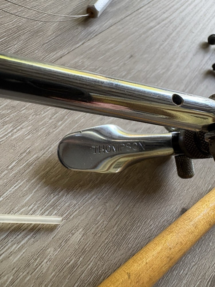 Thompson Fly Tying Vise Model A + Tools Lot