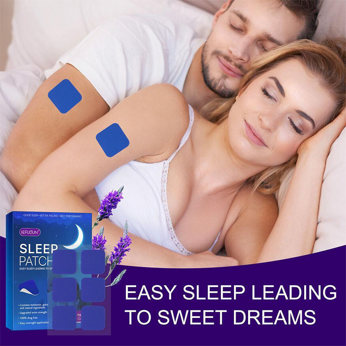 60PCS Sleep Patches Sleep Patch for Adults Easy to Apply Natural Herbal Patch US