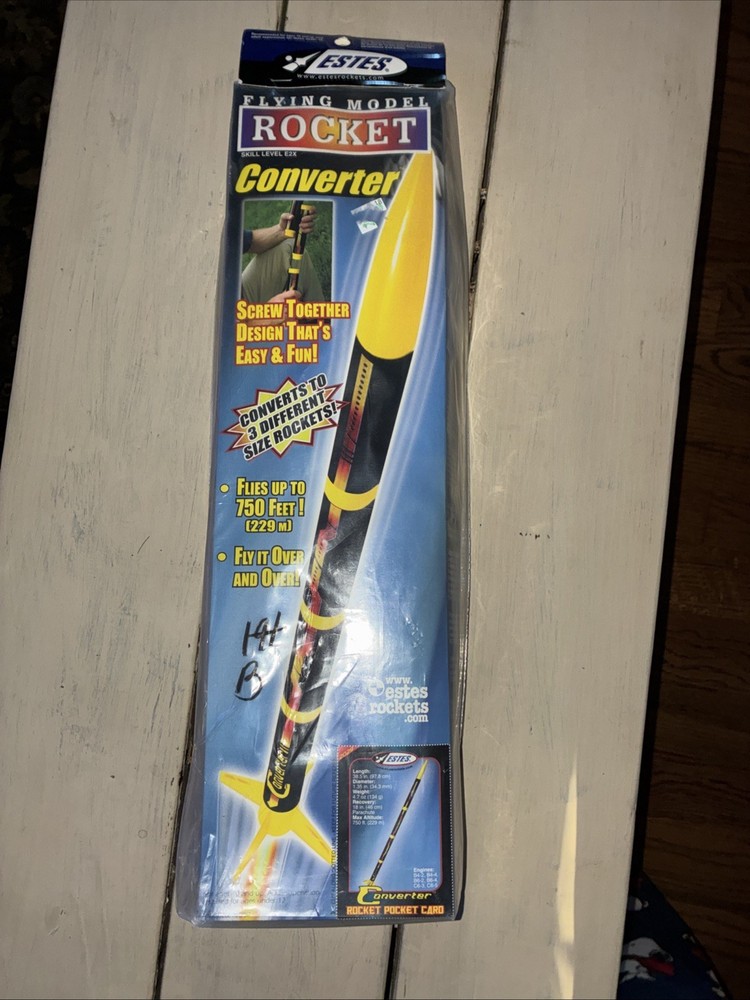 Estes #2029 Converter Flying Model Rocket Kit Skill Level E2X