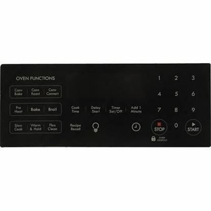 Electrolux 316352207 Overlay Control Black Es535