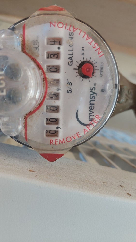 5/8 Brass Water Meter