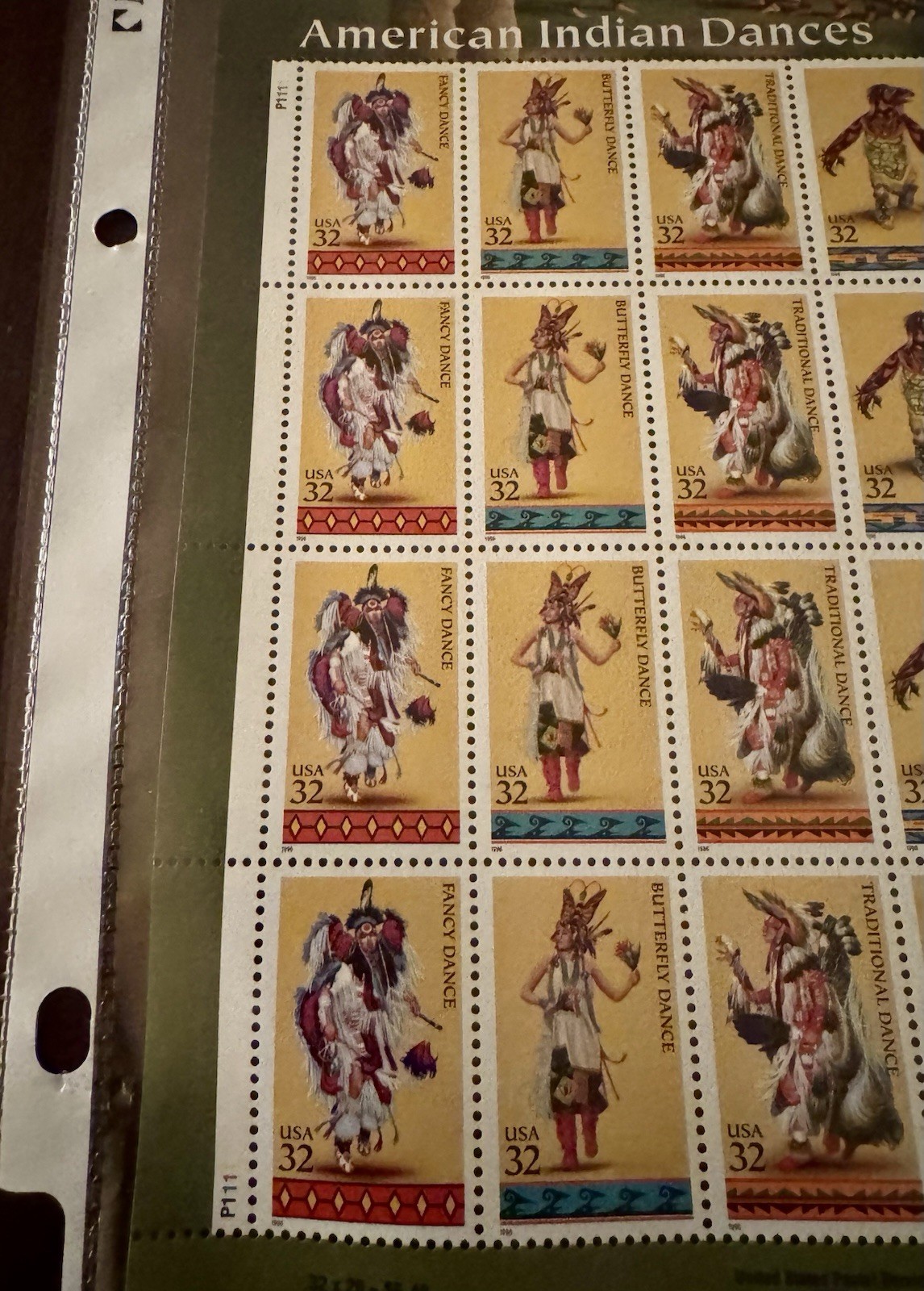 United States 32¢ American Indian Dances Postage Stamp MNH Full Sheet