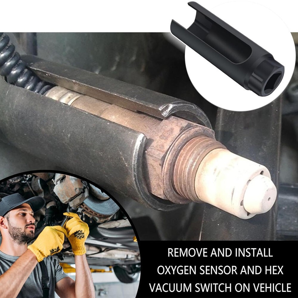 Universal 22mm Car Oxygen Sensor Socket Wrench Removal Installation Tool Big