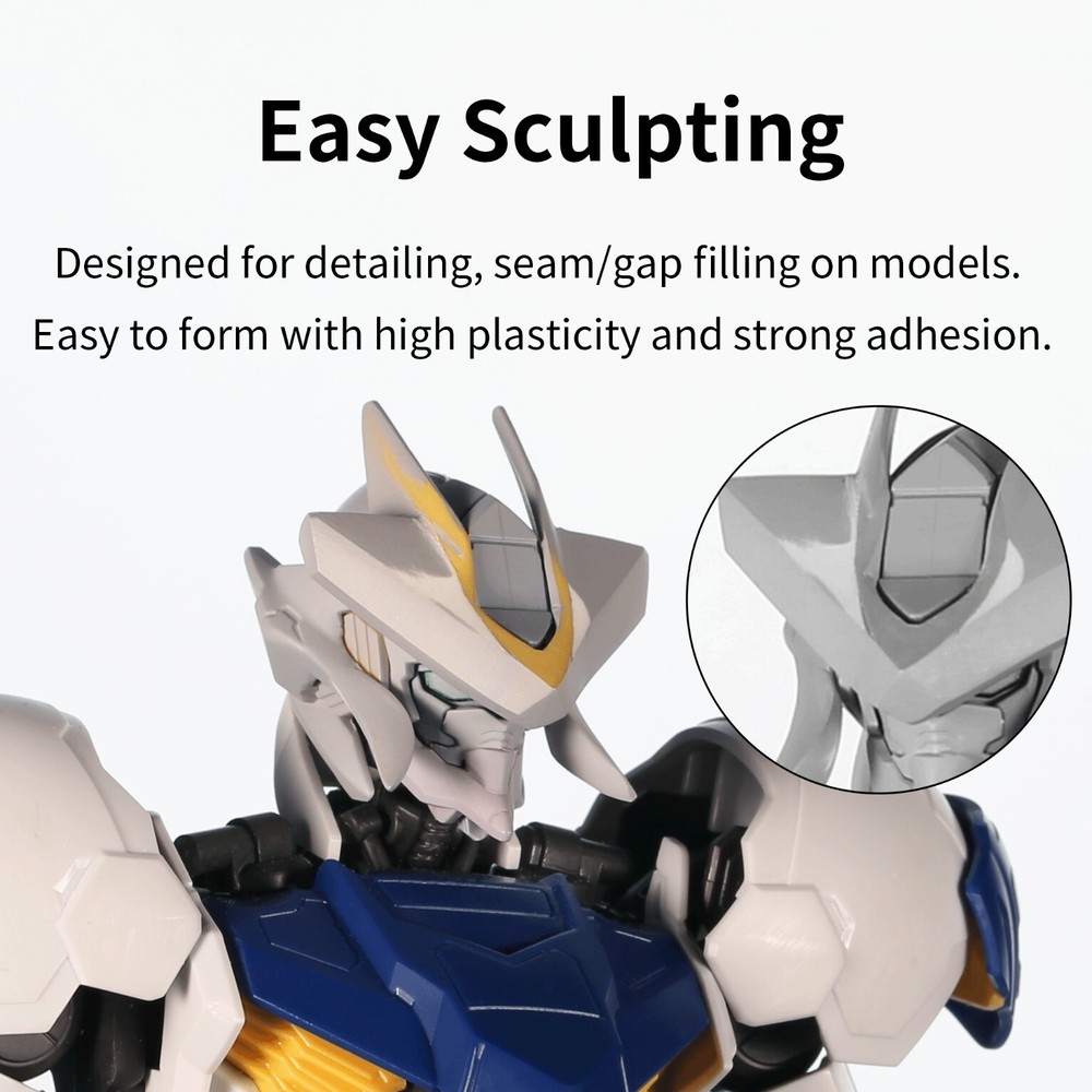 DSPIAE: Epoxy Putty - Modeling Hobby Putty - White : Black : Peach