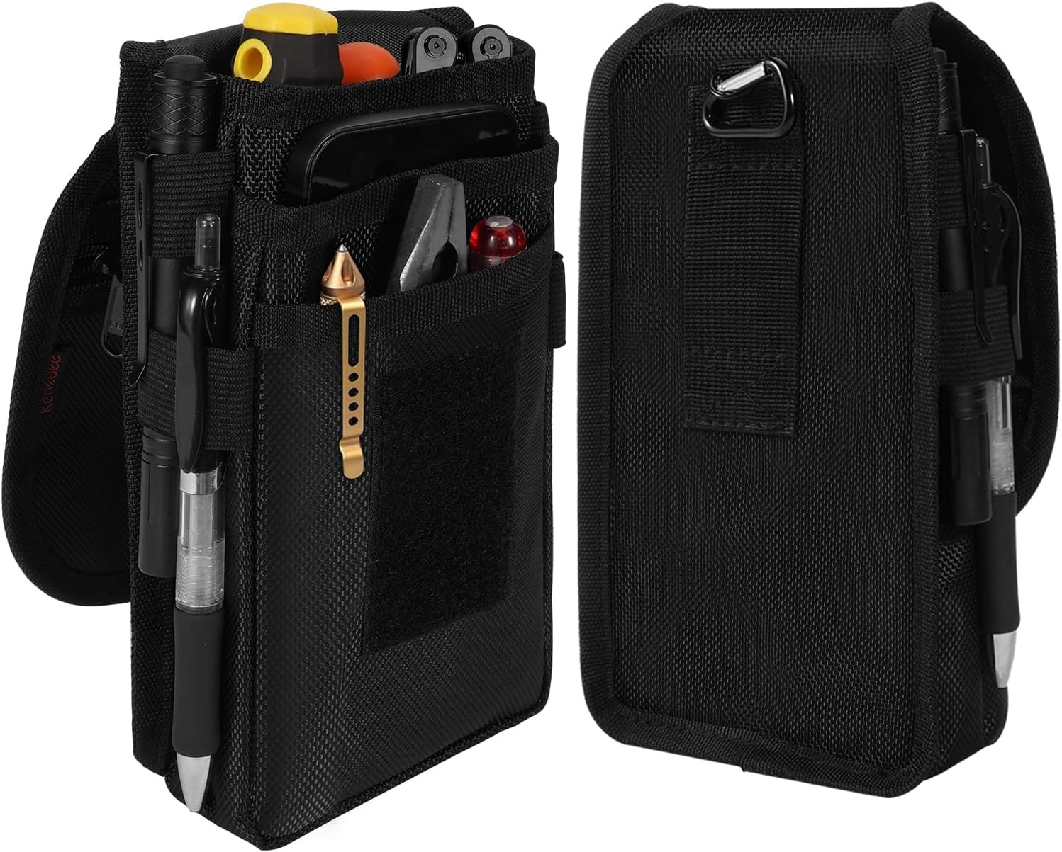 Belt Tool Pouch Multitool Organizer Holster Nylon Bag for EDC Gears Cellphone