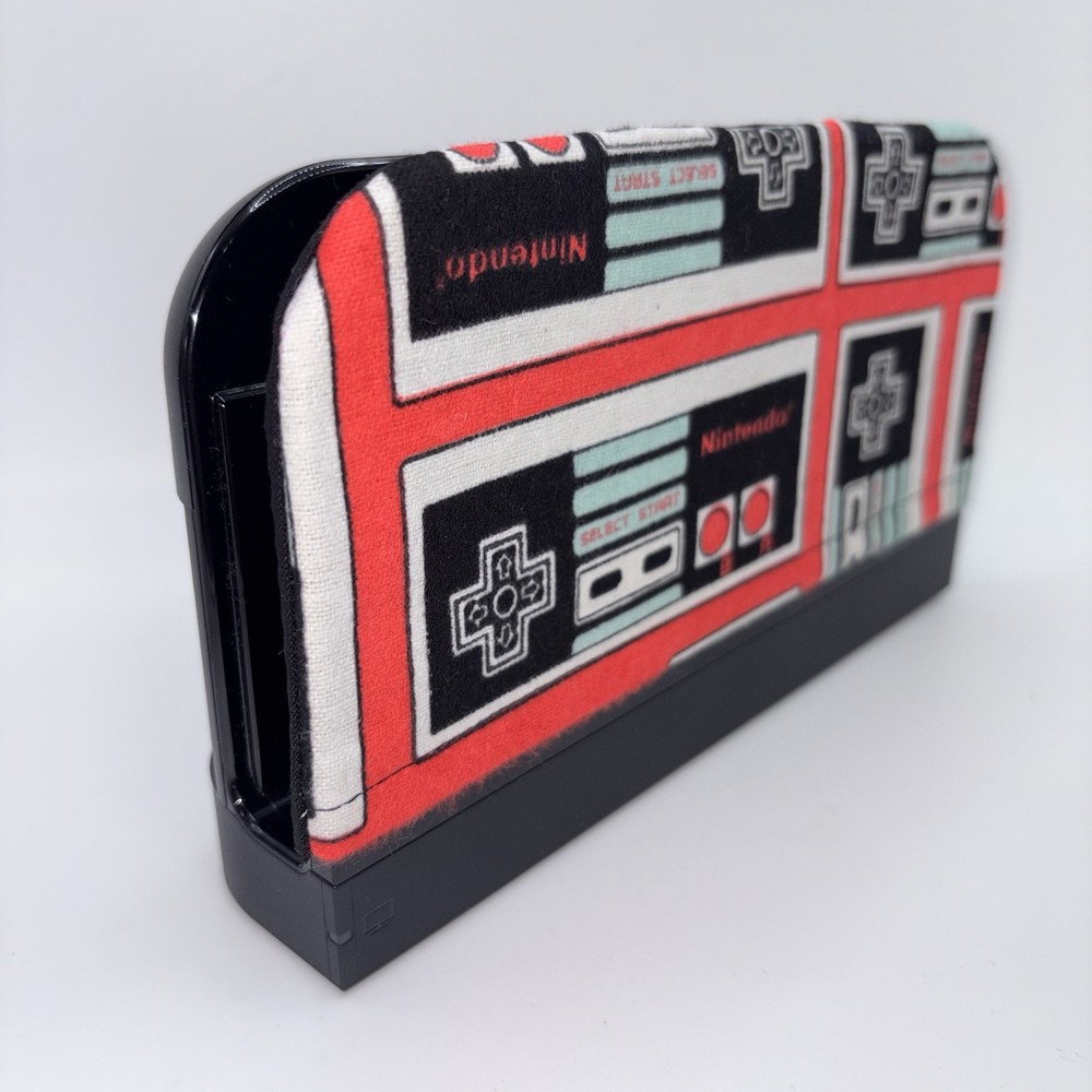 Nintendo Switch 2 Dock Cover Screen Protector Decor NES Controller Retro VTG