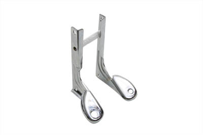 Chrome Spotlamp Bracket For Front Fork fits Harley Davidson
