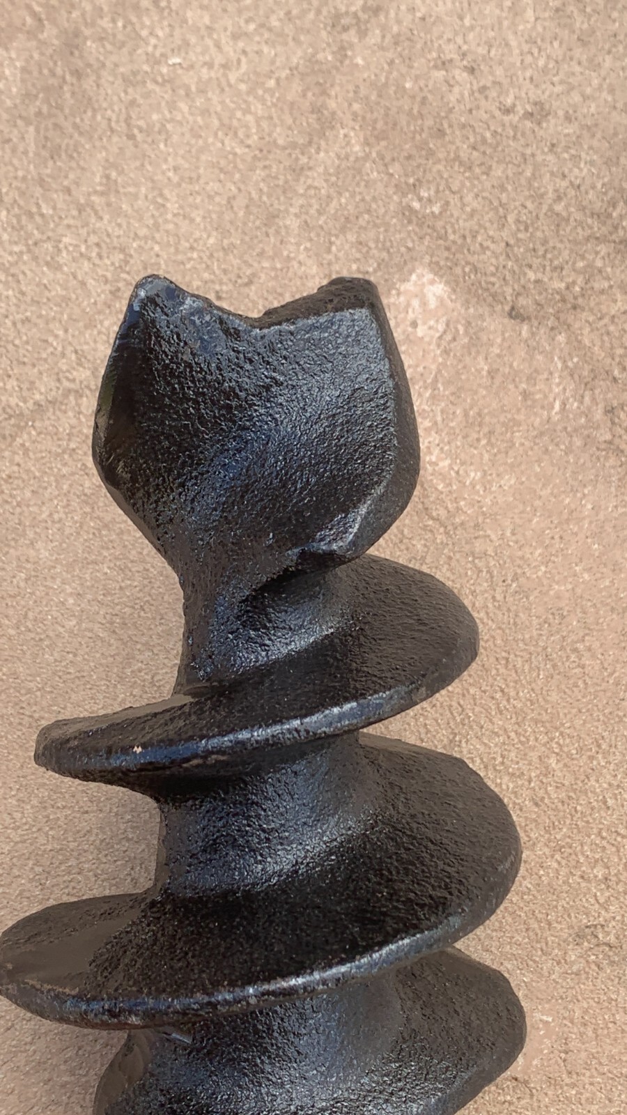 Bolt-on Spiral Point Auger Pilot Tip for 2" ID Tube Bits