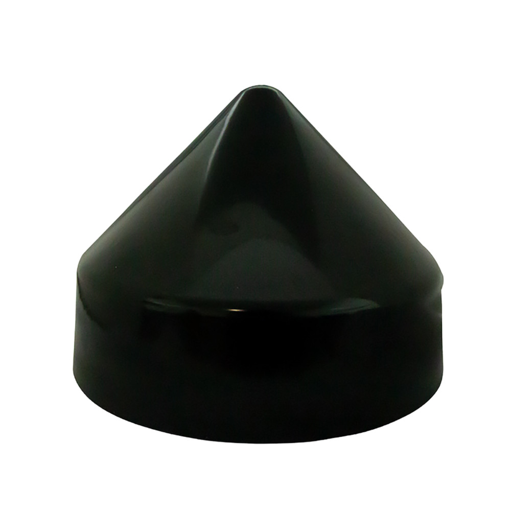 11.5 in. Round Cone Piling Cap - Black