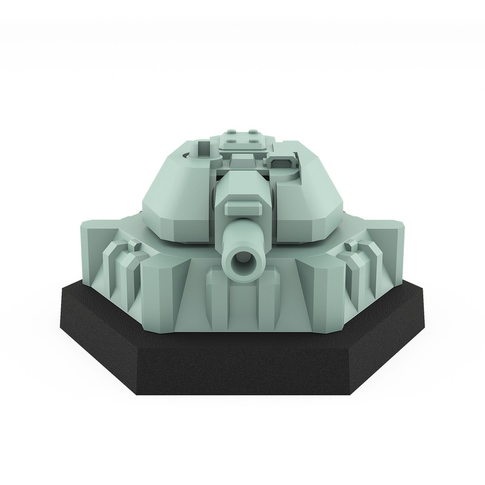 Turret H Miniature Compatible with Battletech MWO