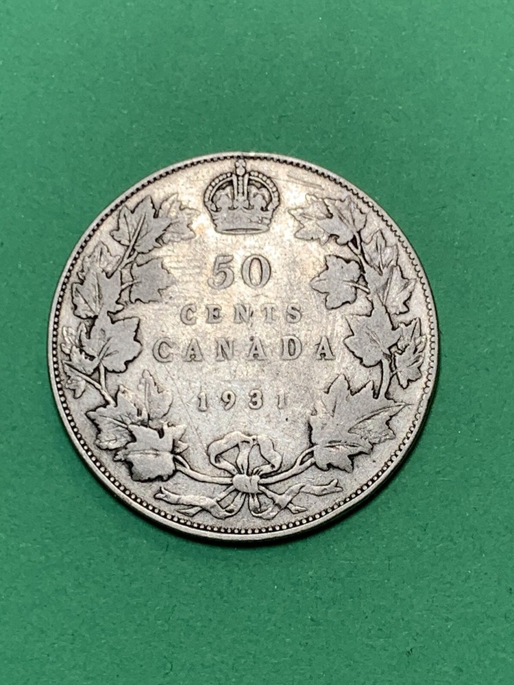 1931 Canada Silver 50 Cents (A0747)