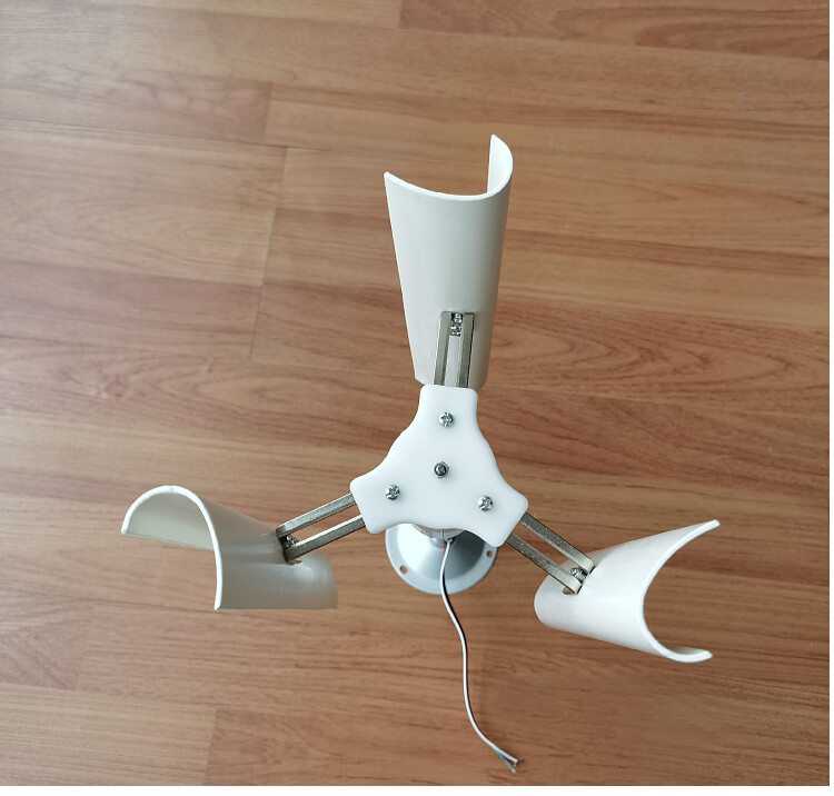 DIY Vertical Axis Wind Turbine Generator Model Windmill Power Charge Device Kit
