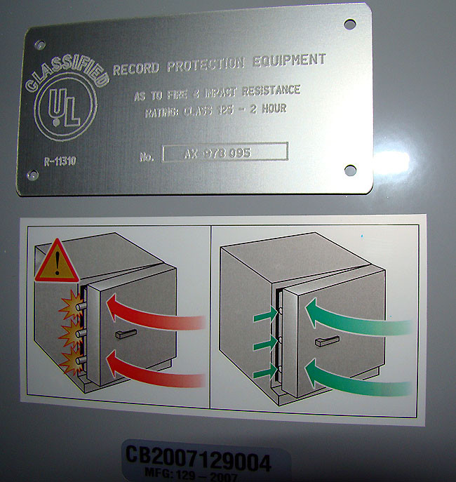 Fire King SAFE DS6431-2 Media Data Storage 2 Hour Rated for FIRE & IMPACT