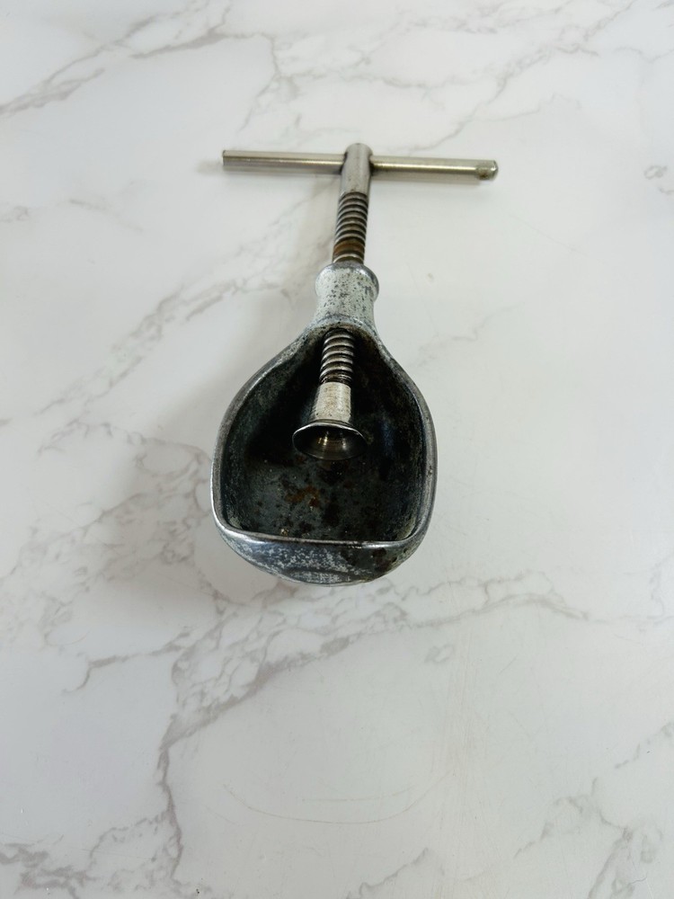 Vintage Metal T Handle Nutcracker