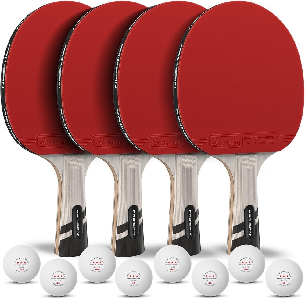 Professional Table Tennis Rackets Set with Case