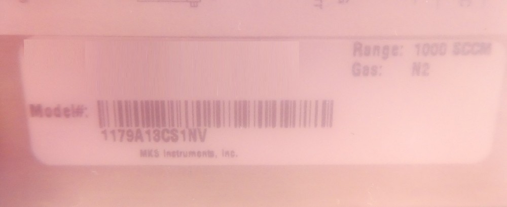 MKS Instruments 1179A13CS1NV Mass Flow Controller MFC 1179A Refurbished