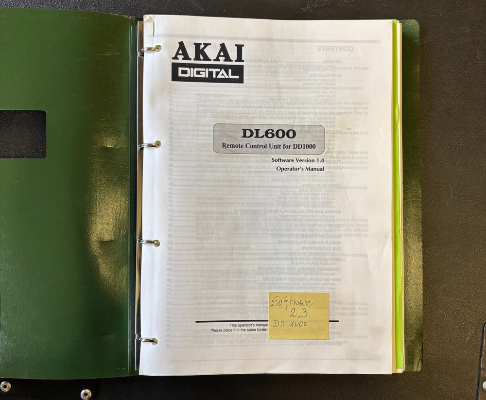 AKAI DL600 Remote Control Unit