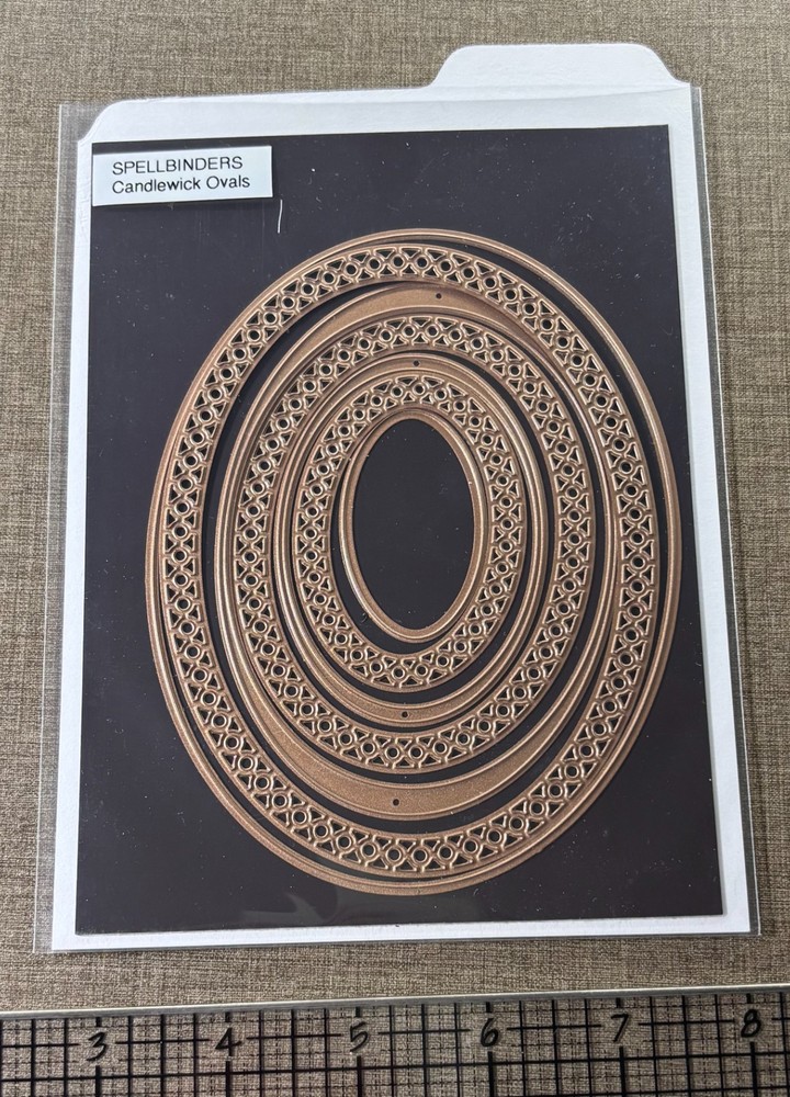 Spellbinders Candlewick Ovals Die Set