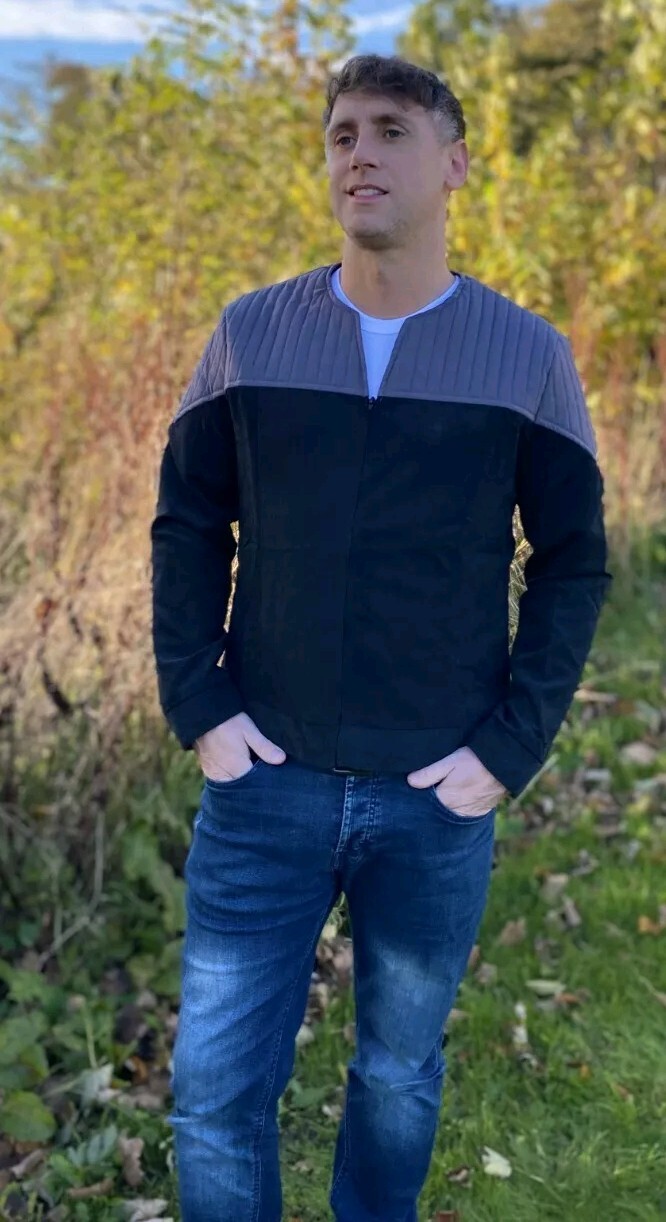 Star Trek First Contact DS9 Starfleet Captain's uniform Picard Sisko Costume