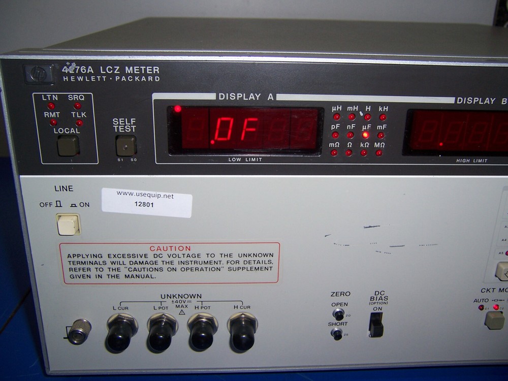 12801 HP 4276A LCZ meter