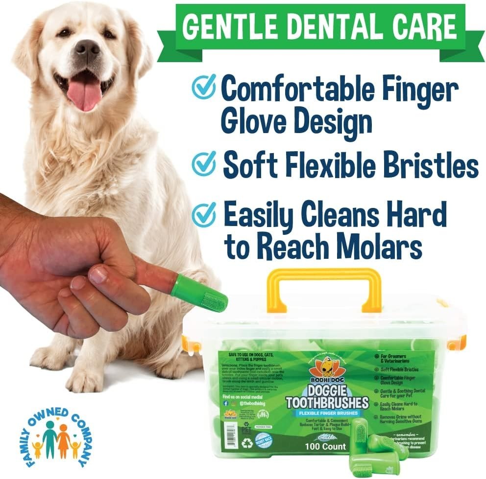 Puppy & Kitten Toothbrush - Soft Bristles, 100 Count
