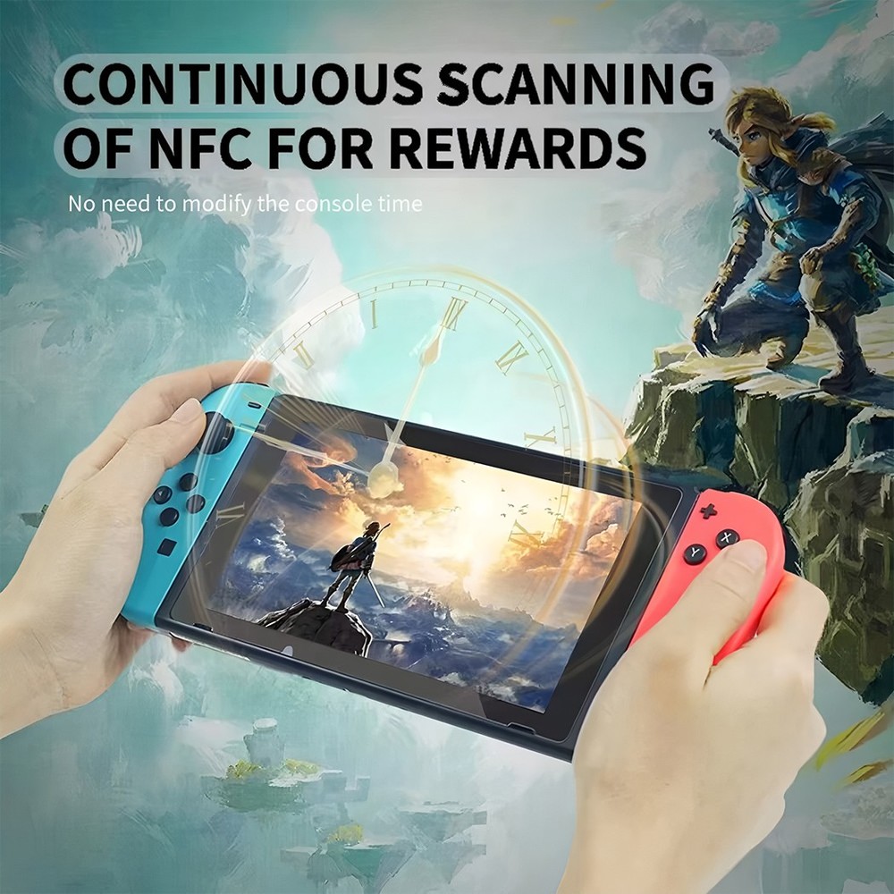 Amiibo NFC Tag Emulator Bluetooth-Compatible Emulator for Nintendo Switch 1 & 2