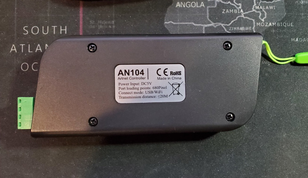 Mini WiFi Art-Net SPI DMX Controller Support ARTNET/Built-in Effect/DMX Code