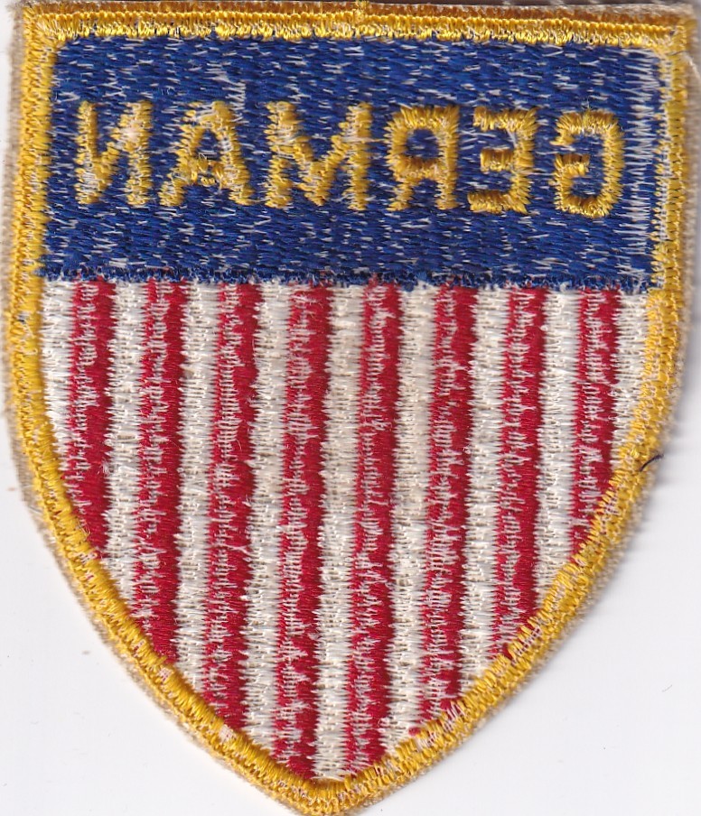German Labor Corps US Army patch old cut edge early Vietnam era make
