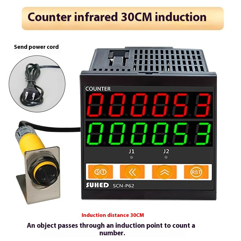Intelligent Infrared Automatic Sensor Counter Electronic Digital Display