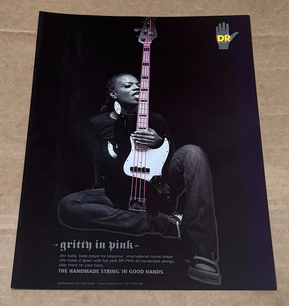 DR Strings - DIVINITY ROXX - 2007 Print Advertisement