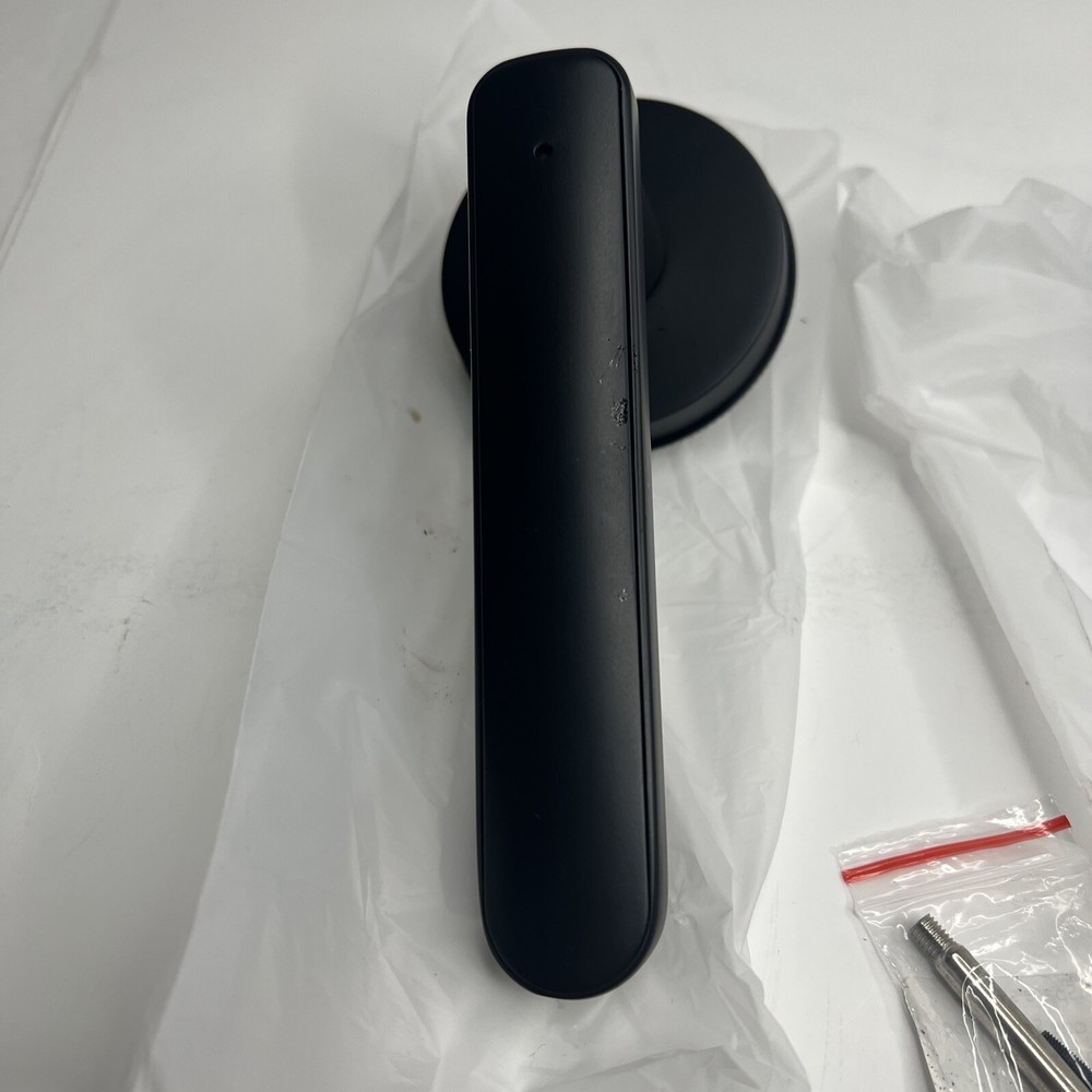HANDLES ONLY Foxgard Matte Black Biometric Code Keyless Entry Fingerprint Handle