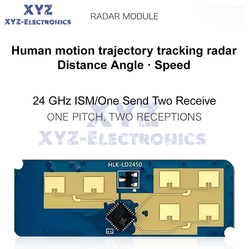 HLK-LD2450 DC5V 24G Human Presence Inductive Radar Sensor Motion Module Kit