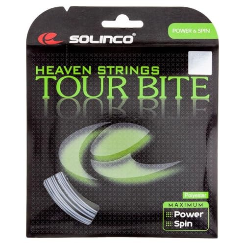 Solinco Tour Bite Tennis String Set-Silver-18  Assorted Sizes , Colors